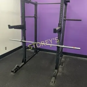 Black Adjust. Bench Press / Squat Rack