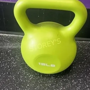 Green 15lb Kettle Bell