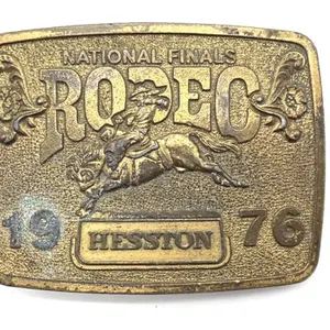 1976 Hesston National Finals Rodeo Belt Buckle