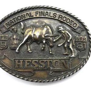 1981 Hesston National Finals Rodeo Belt Buckle