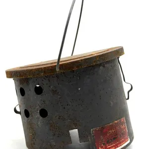 Vintage Kamp-Site Drum Heater 9� x 7�