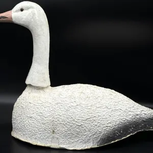 Vintage ATCO Paper Mache Snow Goose Decoy 17� x