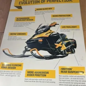 Skidoo dealership poster