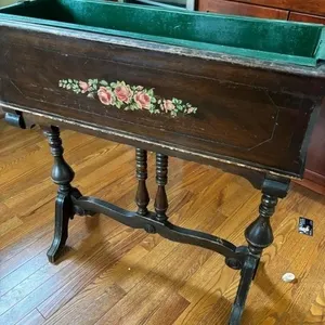 Antique Wood Plant Stand