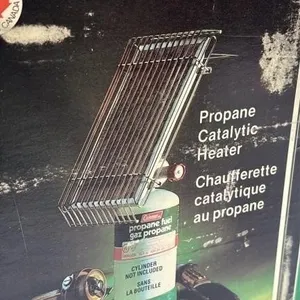 Coleman Catalytic Heater Propane run