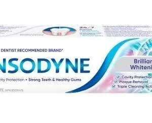 2PK Sensodyne Brilliant Whitening Toothpaste