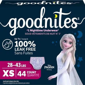 NEW (XS) Goodnites Nighttime Bedwetting Underwear