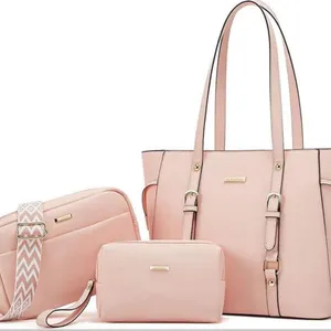 NEW $56 Women Synthetic Leather Handbags set