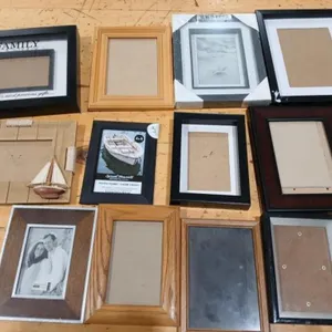 Bundle with 12 assorted picture frames