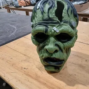 Ceramic Frankenstein head, has lights not sure if