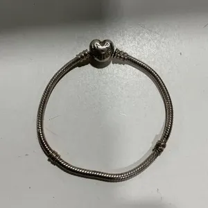 PANDORA Heart Clasp Snake Bracelet 7.1