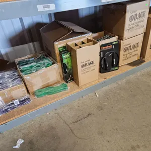 Shelf of New Fitness Equipment: Resistance Bands, Speed Ropes, 35lb Slam Balls, 12" Steel Plyo Box