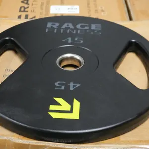 (2) Rage Fitness 45 LB Olympic Grip Plate Weights