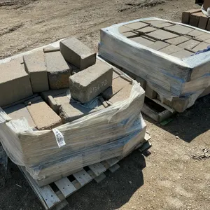 RETAINING WALL BLOCK ***QUANTITY UNKNOWN, CONTENTS OF (2) PALLETS***