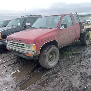 1990 NISSAN D21 4X4 EXT CAB FLATDECK TRUCK
