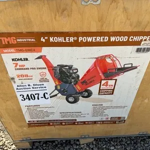 NEW/UNUSED STANFORGE GWC4 4" KOHLER POWERED WOOD CHIPPER