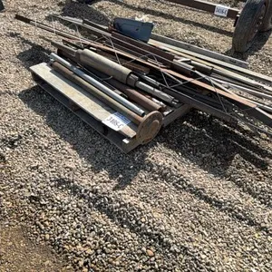 PALLET OF ASSORTED ANGLE IRON & STEEL TUBING