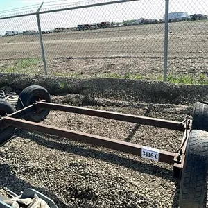 SHOP BUILT TANDEM AXLE w/ SEASONAL MASTERS MARK 2 P155/80 R12 M-S TIRES