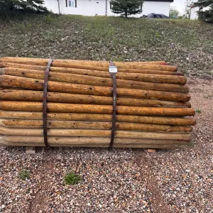 7' x 3-4" Pressure Treated Posts-qty 115