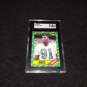 1986 Topps Reggie White PSA 7.5