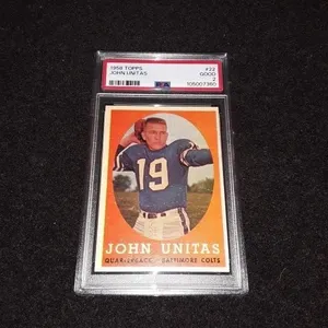 1958 Topps Johnny Unitas PSA 2