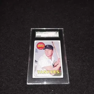 1969 Topps Mickey Mantle SGC 2