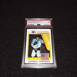 1983 Topps Olympians George Forman PSA 7