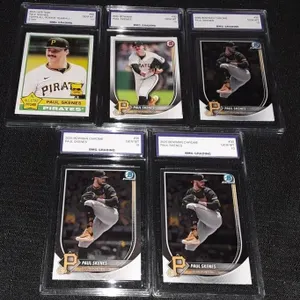 Paul Skenes 5 Card Graded Lot