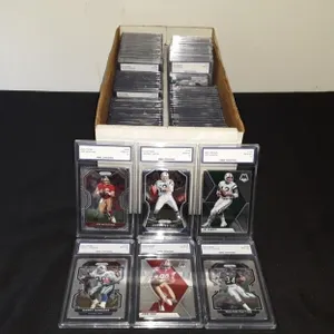 100 Card Graded Football Lot