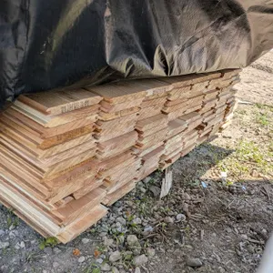 Rustic Cedar Tongue & Groove V-Joint, 1x6, 144 pieces, 6' lengths, 864 linear ft, 360 sq ft