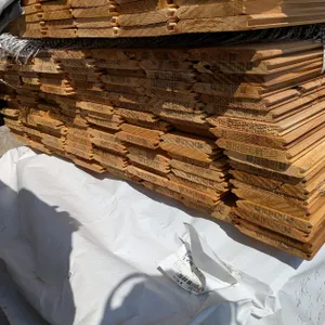 Rustic Cedar Tongue & Groove V-Joint, 1x6, 144 pieces, 6' lengths, 864 linear ft, 360 sq ft