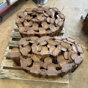 Pair of Steel Skid steer Tracks