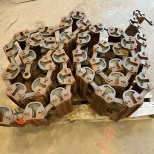 Pair of Steel Skid steer Tracks