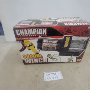 Champion Power Equipment 3000 Pound Winch Model C30045 for ATVs Trailers Boats