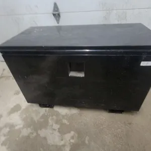Knaack Model S-90 Black Steel Job Box Storage Chest with Security Lock Cutout 23 x 36 x 17"