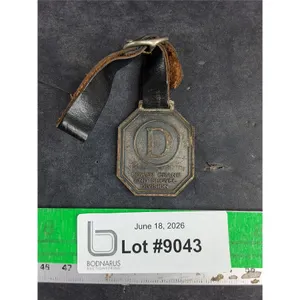 Vintage Power Crane & Shovel Division Key Chain
