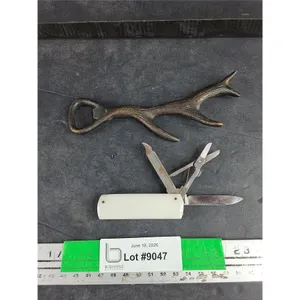 Metal Antler Bottle Opener, Multi Tool