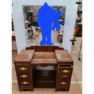 *Six Drawer Vanity with Mirror No Shipping