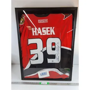 #Framed Dominik Hasek Autographed Hockey Jersey w/Certificate of Authenticity