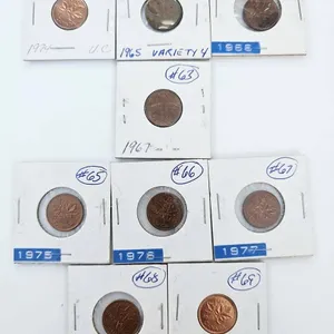 Canadian Cents Collection 1965 to 1979