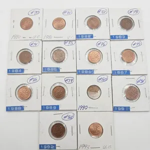 Coin collection from 1980 to 1993