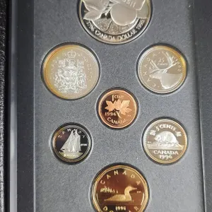 Canada 1996 Proof Set with Case and Card