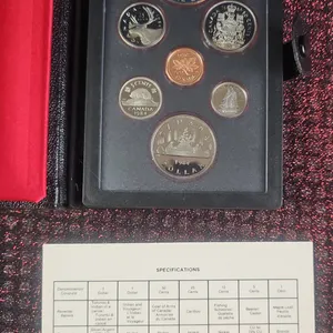 1987 Canadian Silver Coin Set Sherritt Safety