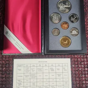 1991 Canada Proof Double Dollar Coin Set