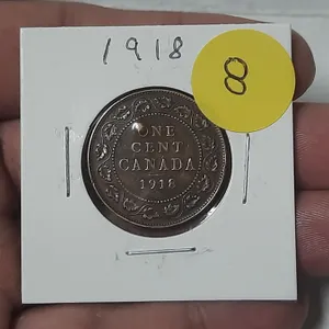 1918 Canada Large One Cent.