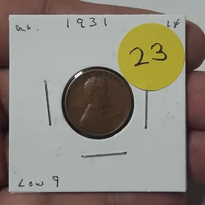 1931 U.S.A. One Cent - Low 9.