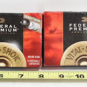 10 FEDERAL TRUEBALL RIFLED 12 GA SHOTGUN SLUGS