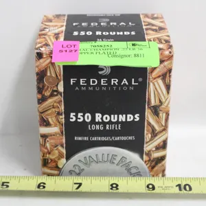 550 FEDERAL CHAMPION .22 LR 36 GRAIN COPPER PLATED