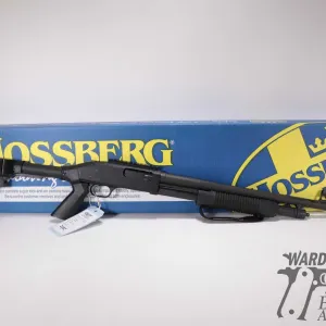 Non-Restricted shotgun Mossberg model 500, 12 ga. 2 3/4" & 3" pump action, w/ bbl length 18 1/2" [Ch