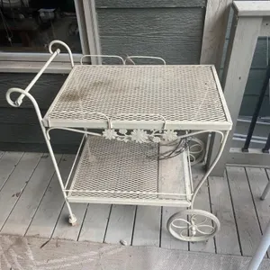 Metal Cart on Deck